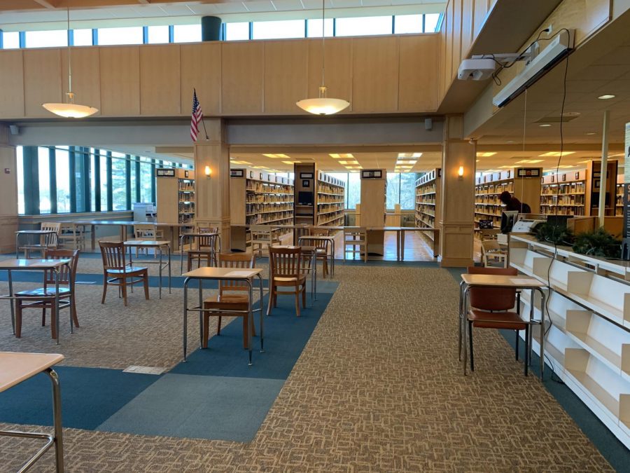 The MHS Library is one of many places at MHS that no longer are the hubs they used to be.
