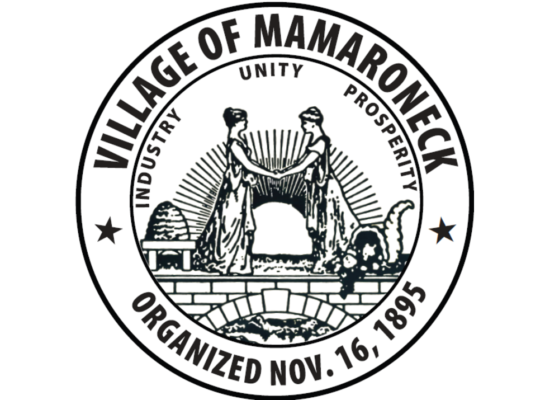 Mamaroneck Village Seal depicts the natural beauty of the community. 
