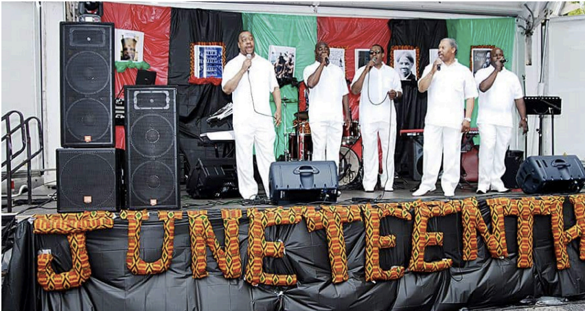 Performers+from+ArtsWestchester+celebrate+Juneteenth+in+White+Plains.