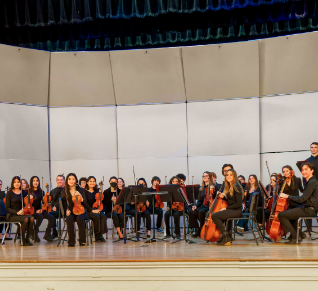 The Mamaroneck High School Orchestra puts on a dazzling performance.