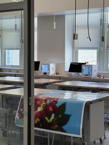 A look into the new CoLab space in the Post building, where the STEAM Elective will be taking place.