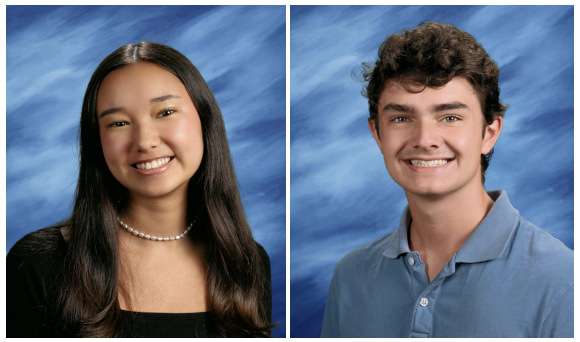 Valedictorian Huang and Salutatorian Moore Stand Out in Graduating Class
