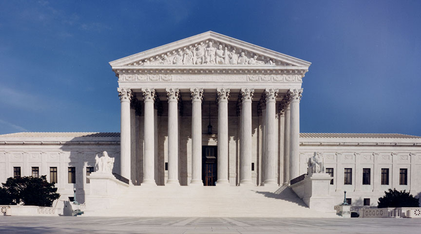 The Supreme Court building in Washington, D.C.