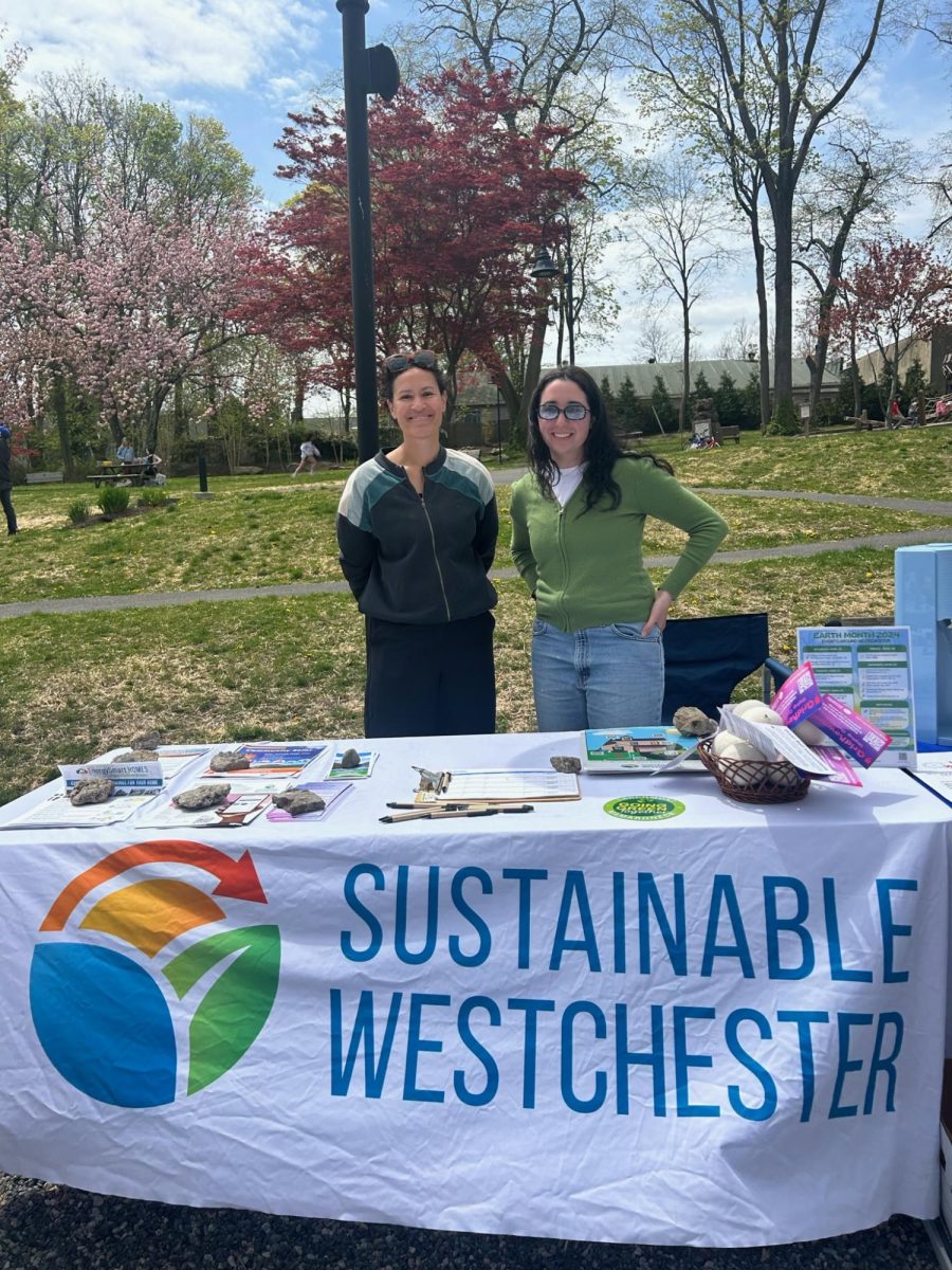 Sustainable Westchesters booth at the April 27th Earth Day Festival. 