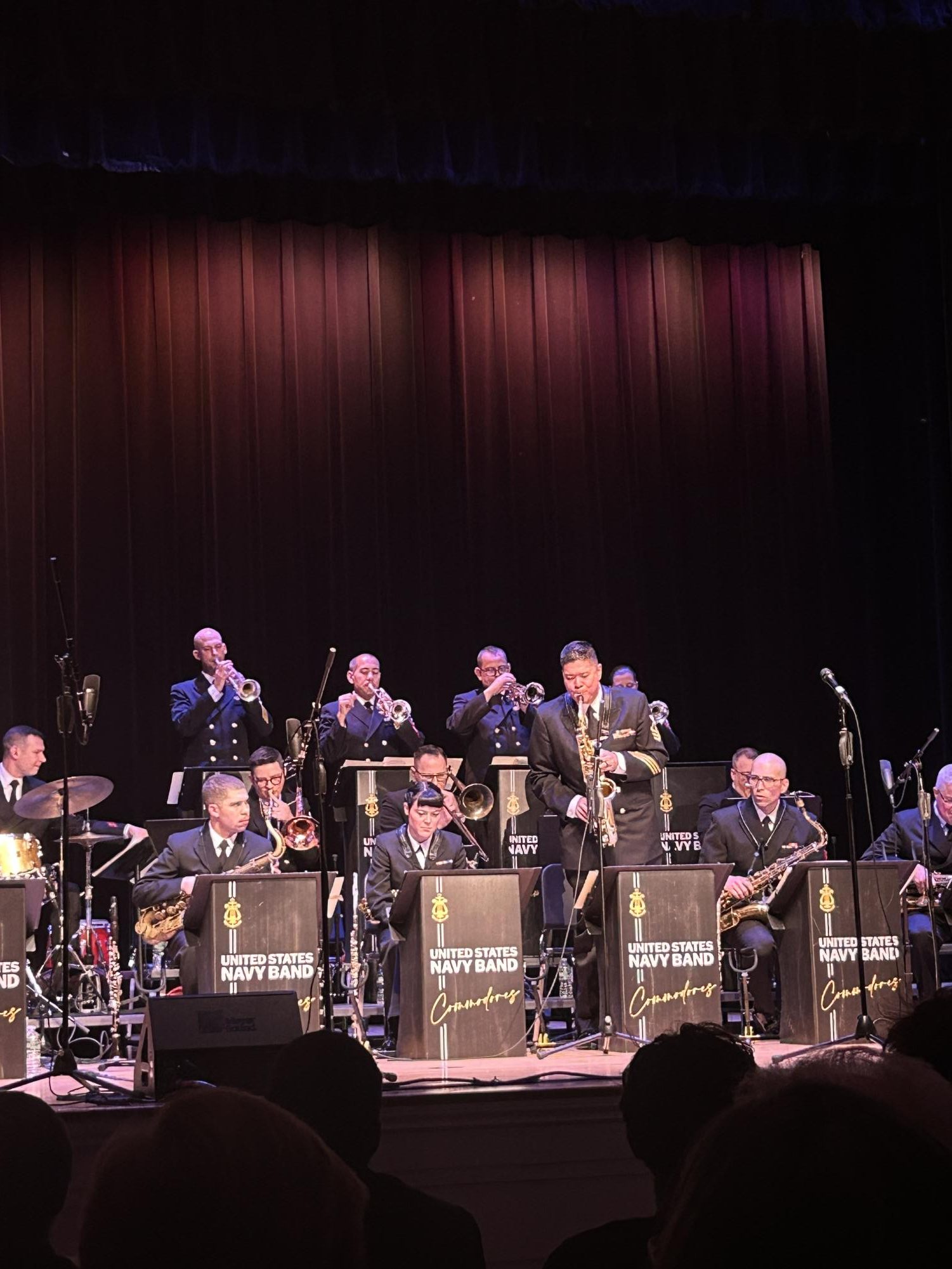 The Navy Commodores Band came to MHS on November 4th. 