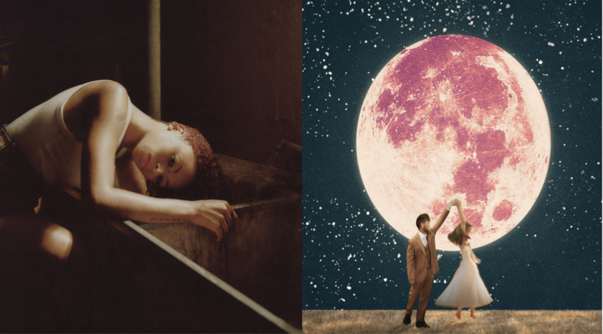Popular new albums and songs from artists Ravyn Lenae (left) and Alex Warren (right).