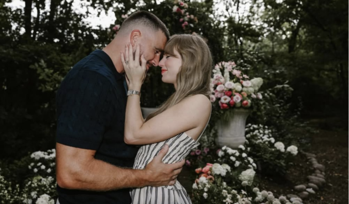 Taylor Swift and Travis Kelce announce their engagement on Instagram in August 2025