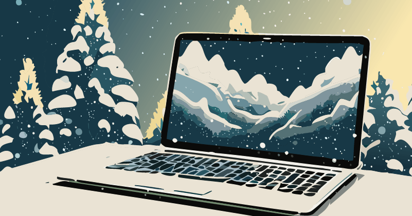 Are students beginning to spend snow days on screens?