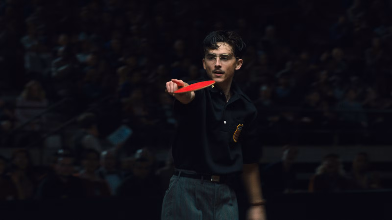 Still shot from Marty Supreme.