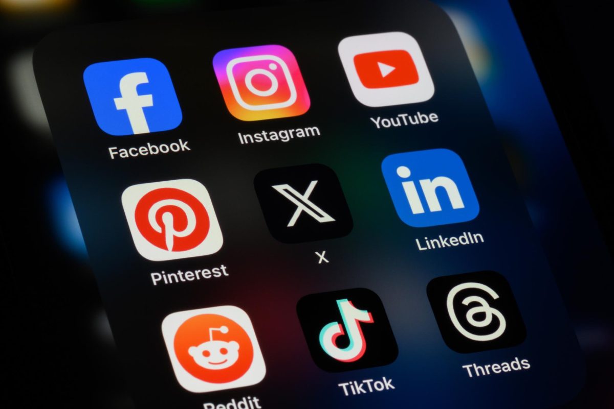 Popular social media apps.